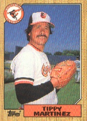 1987 Topps Baseball Cards      728     Tippy Martinez